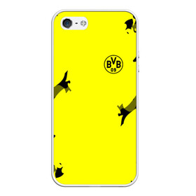 Чехол для iPhone 5/5S матовый с принтом FC Borussia 2018 Original , Силикон | Область печати: задняя сторона чехла, без боковых панелей | Тематика изображения на принте: боруссия | дортмунд