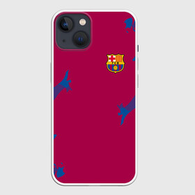 Чехол для iPhone 13 с принтом FC Barca 2018 Original ,  |  | fc | fc barcelona | fcb | fly emirates | ronaldo | абстракция | барселона | геометрия | зож | клуб | линии | месси | модные | мяч | реал мадрид | спорт | спортивные | тренды | футбол | футбольный клуб | эмблема