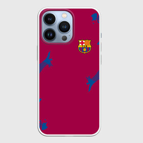 Чехол для iPhone 13 Pro с принтом FC Barca 2018 Original ,  |  | Тематика изображения на принте: fc | fc barcelona | fcb | fly emirates | ronaldo | абстракция | барселона | геометрия | зож | клуб | линии | месси | модные | мяч | реал мадрид | спорт | спортивные | тренды | футбол | футбольный клуб | эмблема