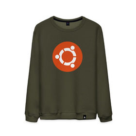 Мужской свитшот хлопок с принтом Ubuntu OS , 100% хлопок |  | ubuntu | убунта | убунту