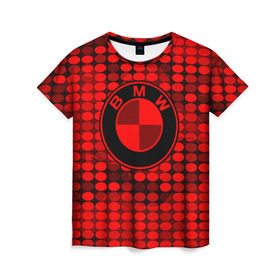 Женская футболка 3D с принтом bmw sport collection red style , 100% полиэфир ( синтетическое хлопкоподобное полотно) | прямой крой, круглый вырез горловины, длина до линии бедер | Тематика изображения на принте: 