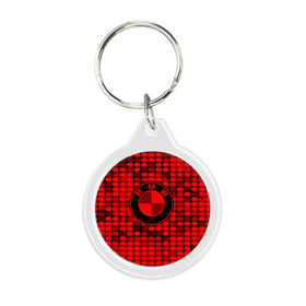 Брелок круглый с принтом bmw sport collection red style , пластик и полированная сталь | круглая форма, металлическое крепление в виде кольца | Тематика изображения на принте: 