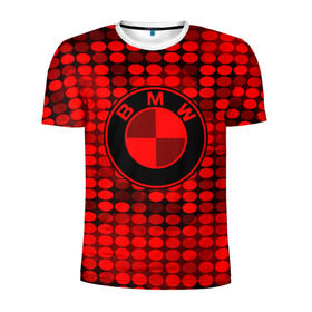 Мужская футболка 3D спортивная с принтом bmw sport collection red style , 100% полиэстер с улучшенными характеристиками | приталенный силуэт, круглая горловина, широкие плечи, сужается к линии бедра | 