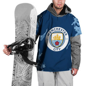 Накидка на куртку 3D с принтом Manchester city 2018 Original , 100% полиэстер |  | Тематика изображения на принте: 