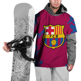 Накидка на куртку 3D с принтом FC Barca 2018 Original , 100% полиэстер |  | fc | fc barcelona | fcb | барселона | спорт | спортивные | фк | футбол | футбольный клуб