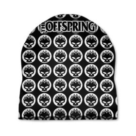 Шапка 3D с принтом The Offspring , 100% полиэстер | универсальный размер, печать по всей поверхности изделия | offspring | офспринг | оффспринг | рок