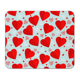 Коврик прямоугольный с принтом С днем святого Валентина , натуральный каучук | размер 230 х 185 мм; запечатка лицевой стороны | 14 | love | валентин | губы | день | любовь | подарок | поцелуй | сердце | страсть | февраль