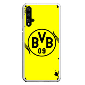 Чехол для Honor 20 с принтом FC Borussia 2018 Original , Силикон | Область печати: задняя сторона чехла, без боковых панелей | Тематика изображения на принте: боруссия | дортмунд