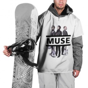 Накидка на куртку 3D с принтом Группа Muse , 100% полиэстер |  | 