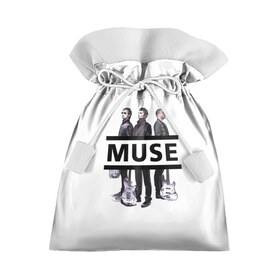 Подарочный 3D мешок с принтом Группа Muse , 100% полиэстер | Размер: 29*39 см | 