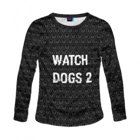 Женский лонгслив 3D с принтом Watch Dogs 2 , 100% полиэстер | длинные рукава, круглый вырез горловины, полуприлегающий силуэт | wath dogs 2