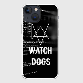 Чехол для iPhone 13 mini с принтом Wath dogs 2 Хакер ,  |  | game | wath dogs 2 | город | девушка | дрон | игры | компьютеры | маркус | пистолет | телефон | технологии | хакер