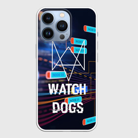 Чехол для iPhone 13 Pro с принтом Watch Dogs ,  |  | game | wath dogs 2 | город | девушка | дрон | игры | компьютеры | пистолет | телефон | технологии | хакер