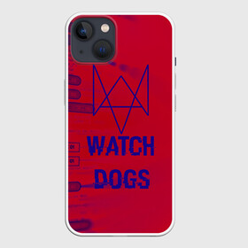 Чехол для iPhone 13 с принтом Watch Dogs hacker collection ,  |  | game | wath dogs 2 | город | девушка | дрон | игры | компьютеры | пистолет | телефон | технологии | хакер