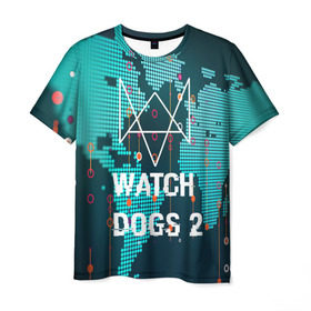 Мужская футболка 3D с принтом Watch Dogs 2 NETWORK HACK , 100% полиэфир | прямой крой, круглый вырез горловины, длина до линии бедер | game | wath dogs 2 | город | девушка | дрон | игры | компьютеры | пистолет | телефон | технологии | хакер