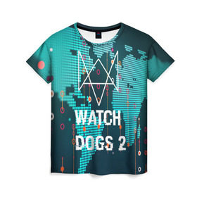 Женская футболка 3D с принтом Watch Dogs 2 NETWORK HACK , 100% полиэфир ( синтетическое хлопкоподобное полотно) | прямой крой, круглый вырез горловины, длина до линии бедер | game | wath dogs 2 | город | девушка | дрон | игры | компьютеры | пистолет | телефон | технологии | хакер