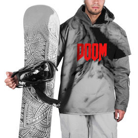 Накидка на куртку 3D с принтом DOOM GRAY SPACE EDITION , 100% полиэстер |  | Тематика изображения на принте: art | doom | game | возвращение | дум | игра | легенда | шутер