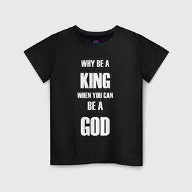 Детская футболка хлопок с принтом God , 100% хлопок | круглый вырез горловины, полуприлегающий силуэт, длина до линии бедер | eminem | rap | swag | рэп | свэг | эминем