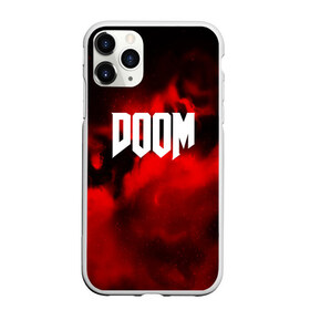 Чехол для iPhone 11 Pro Max матовый с принтом DOOM RED PLANET , Силикон |  | art | doom | game | возвращение | дум | игра | легенда | шутер