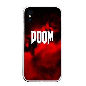 Чехол для iPhone XS Max матовый с принтом DOOM RED PLANET , Силикон | Область печати: задняя сторона чехла, без боковых панелей | art | doom | game | возвращение | дум | игра | легенда | шутер