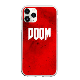 Чехол для iPhone 11 Pro матовый с принтом DOOM MARS GAME , Силикон |  | art | doom | game | возвращение | дум | игра | легенда | шутер