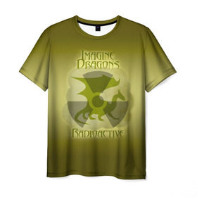Мужская футболка 3D с принтом Imagine Dragons, Radioactive , 100% полиэфир | прямой крой, круглый вырез горловины, длина до линии бедер | Тематика изображения на принте: альтернативный | американская | группа | драгонс | имеджин | инди | индирок | поп | рок | электроник