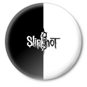 Значок с принтом Slipknot ,  металл | круглая форма, металлическая застежка в виде булавки | slipknot | альтернативный | грув | кори тейлор | крис фен | метал | музыка | ню | рок | слайпкнот | слипкнот | слипнот