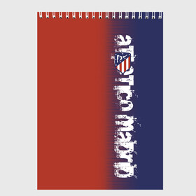 Скетчбук с принтом Atletico Madrid 2018 Original , 100% бумага
 | 48 листов, плотность листов — 100 г/м2, плотность картонной обложки — 250 г/м2. Листы скреплены сверху удобной пружинной спиралью | Тематика изображения на принте: атлетико мадрид | эмблема