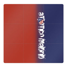Магнитный плакат 3Х3 с принтом Atletico Madrid 2018 Original , Полимерный материал с магнитным слоем | 9 деталей размером 9*9 см | Тематика изображения на принте: атлетико мадрид | эмблема