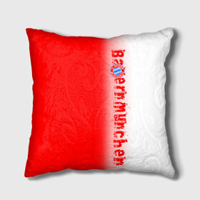 Подушка 3D с принтом FC Bayern 2018 Original , наволочка – 100% полиэстер, наполнитель – холлофайбер (легкий наполнитель, не вызывает аллергию). | состоит из подушки и наволочки. Наволочка на молнии, легко снимается для стирки | bayern | fly fc | бавария | спорт | футбольный клуб