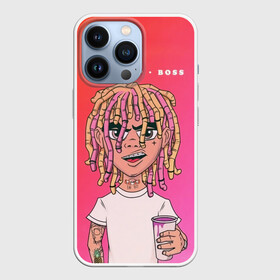 Чехол для iPhone 13 Pro с принтом Lil Pump Boss ,  |  | Тематика изображения на принте: hip hop | hiphop | lil pump | mc | rap | газзи гарсия | зачитал | клауд | клауд рэп | лил памп | лили | мс | памп | реп | репер | речитатив | рэп | рэпер | трэп | хип | хип хоп | хипхоп | хоп