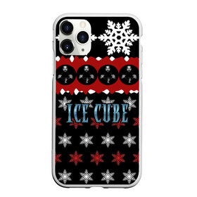 Чехол для iPhone 11 Pro Max матовый с принтом Праздничный Ice Cube , Силикон |  | Тематика изображения на принте: hip hop | hiphop | ice cube | mc | n.w.a | rap | айс | джексон | западное по | знак | красный | куб | кубе | кубик льда | кьюб | мс | надпись | новогодний | новый год | о ши | оши | праздник | реп | репер | речитатив | рождество