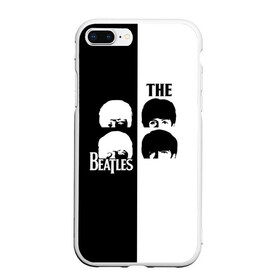 Чехол для iPhone 7Plus/8 Plus матовый с принтом The Beatles , Силикон | Область печати: задняя сторона чехла, без боковых панелей | beatles | the beatles | бителз | бителс | битлз | битлс | битлы | группа | джон леннон | джордж харрисон | жуки | зе | ливерпульская четвёрка | мерсибит | пол маккартни | поп | ринго старр | рок