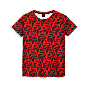 Женская футболка 3D с принтом VERSUS BATTLE RED , 100% полиэфир ( синтетическое хлопкоподобное полотно) | прямой крой, круглый вырез горловины, длина до линии бедер | rap | versus battle | битва | молодежный стиль | рэп | рэп батл | рэп битва | рэперы