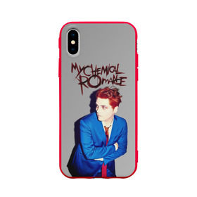 Чехол для Apple iPhone X силиконовый матовый с принтом My Chemical Romance , Силикон | Печать на задней стороне чехла, без боковой панели | gerard way | mcr | my chemical romance | альтернативный | группа | джерард уэй | май кемикал романс | мкр | мой химический роман | мхр | мцр | панк | поп | поппанк | рок | рэй торо