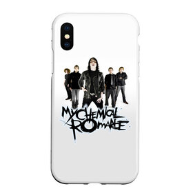 Чехол для iPhone XS Max матовый с принтом Группа My Chemical Romance , Силикон | Область печати: задняя сторона чехла, без боковых панелей | gerard way | mcr | my chemical romance | альтернативный | группа | джерард уэй | май кемикал романс | мкр | мой химический роман | мхр | мцр | панк | поп | поппанк | рок | рэй торо