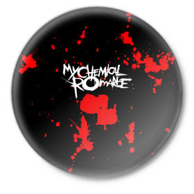 Значок с принтом My Chemical Romance ,  металл | круглая форма, металлическая застежка в виде булавки | gerard way | mcr | my chemical romance | альтернативный | группа | джерард уэй | май кемикал романс | мкр | мой химический роман | мхр | мцр | панк | поп | поппанк | рок | рэй торо