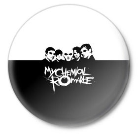 Значок с принтом My Chemical Romance ,  металл | круглая форма, металлическая застежка в виде булавки | Тематика изображения на принте: gerard way | mcr | my chemical romance | альтернативный | группа | джерард уэй | май кемикал романс | мкр | мой химический роман | мхр | мцр | панк | поп | поппанк | рок | рэй торо