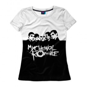 Женская футболка 3D с принтом My Chemical Romance , 100% полиэфир ( синтетическое хлопкоподобное полотно) | прямой крой, круглый вырез горловины, длина до линии бедер | gerard way | mcr | my chemical romance | альтернативный | группа | джерард уэй | май кемикал романс | мкр | мой химический роман | мхр | мцр | панк | поп | поппанк | рок | рэй торо