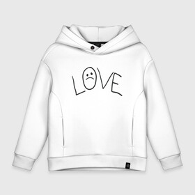 Детское худи Oversize хлопок с принтом Lil Love Tattoo , френч-терри — 70% хлопок, 30% полиэстер. Мягкий теплый начес внутри —100% хлопок | боковые карманы, эластичные манжеты и нижняя кромка, капюшон на магнитной кнопке | lil peep | rap | густав ор | лил пип | рэп