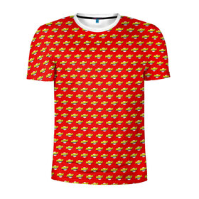 Мужская футболка 3D спортивная с принтом Bazinga! , 100% полиэстер с улучшенными характеристиками | приталенный силуэт, круглая горловина, широкие плечи, сужается к линии бедра | Тематика изображения на принте: 