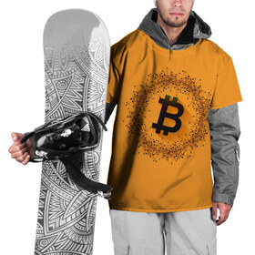 Накидка на куртку 3D с принтом BTC , 100% полиэстер |  | bitcoin | btc | crypto | биткоин | валюта | деньги | криптовалюта | цифровое золото