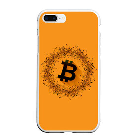 Чехол для iPhone 7Plus/8 Plus матовый с принтом BTC , Силикон | Область печати: задняя сторона чехла, без боковых панелей | bitcoin | btc | crypto | биткоин | валюта | деньги | криптовалюта | цифровое золото