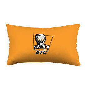 Подушка 3D антистресс с принтом BITCOIN в стиле KFC , наволочка — 100% полиэстер, наполнитель — вспененный полистирол | состоит из подушки и наволочки на молнии | Тематика изображения на принте: bitcoin | btc | crypto | kfc | биткоин | валюта | деньги | криптовалюта | цифровое золото