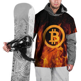 Накидка на куртку 3D с принтом BITCOIN FIRE , 100% полиэстер |  | bitcoin | btc | coin | crypto | ethereum | money | orange | биткоин | валюта | деньги | известные | криптовалюта | логотип | монета | надписи.cash | оранжевый | цвет | цифровое золото | эфир