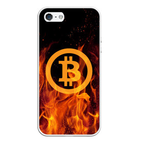 Чехол для iPhone 5/5S матовый с принтом BITCOIN FIRE , Силикон | Область печати: задняя сторона чехла, без боковых панелей | Тематика изображения на принте: bitcoin | btc | coin | crypto | ethereum | money | orange | биткоин | валюта | деньги | известные | криптовалюта | логотип | монета | надписи.cash | оранжевый | цвет | цифровое золото | эфир