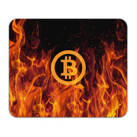 Коврик прямоугольный с принтом BITCOIN FIRE , натуральный каучук | размер 230 х 185 мм; запечатка лицевой стороны | bitcoin | btc | coin | crypto | ethereum | money | orange | биткоин | валюта | деньги | известные | криптовалюта | логотип | монета | надписи.cash | оранжевый | цвет | цифровое золото | эфир