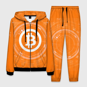 Мужской костюм 3D с принтом BITCOIN , 100% полиэстер | Манжеты и пояс оформлены тканевой резинкой, двухслойный капюшон со шнурком для регулировки, карманы спереди | bitcoin | btc | coin | crypto | ethereum | money | orange | биткоин | валюта | деньги | известные | криптовалюта | логотип | монета | надписи.cash | оранжевый | цвет | цифровое золото | эфир