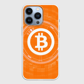 Чехол для iPhone 13 Pro с принтом БИТКОИН | BITCOIN ,  |  | Тематика изображения на принте: bitcoin | btc | coin | crypto | ethereum | money | orange | биткоин | валюта | деньги | известные | криптовалюта | логотип | монета | надписи.cash | оранжевый | цвет | цифровое золото | эфир