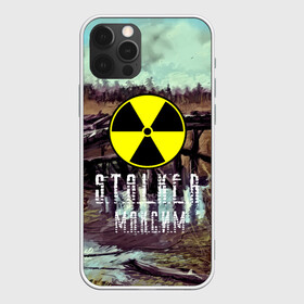 Чехол для iPhone 12 Pro с принтом S.T.A.L.K.E.R МАКСИМ , силикон | область печати: задняя сторона чехла, без боковых панелей | 35mm | s.t.a.l.k.e.r. | snork | stalker | арт | игра | максим | мутант | пейзаж | портрет | снорк | сталкер | трактор